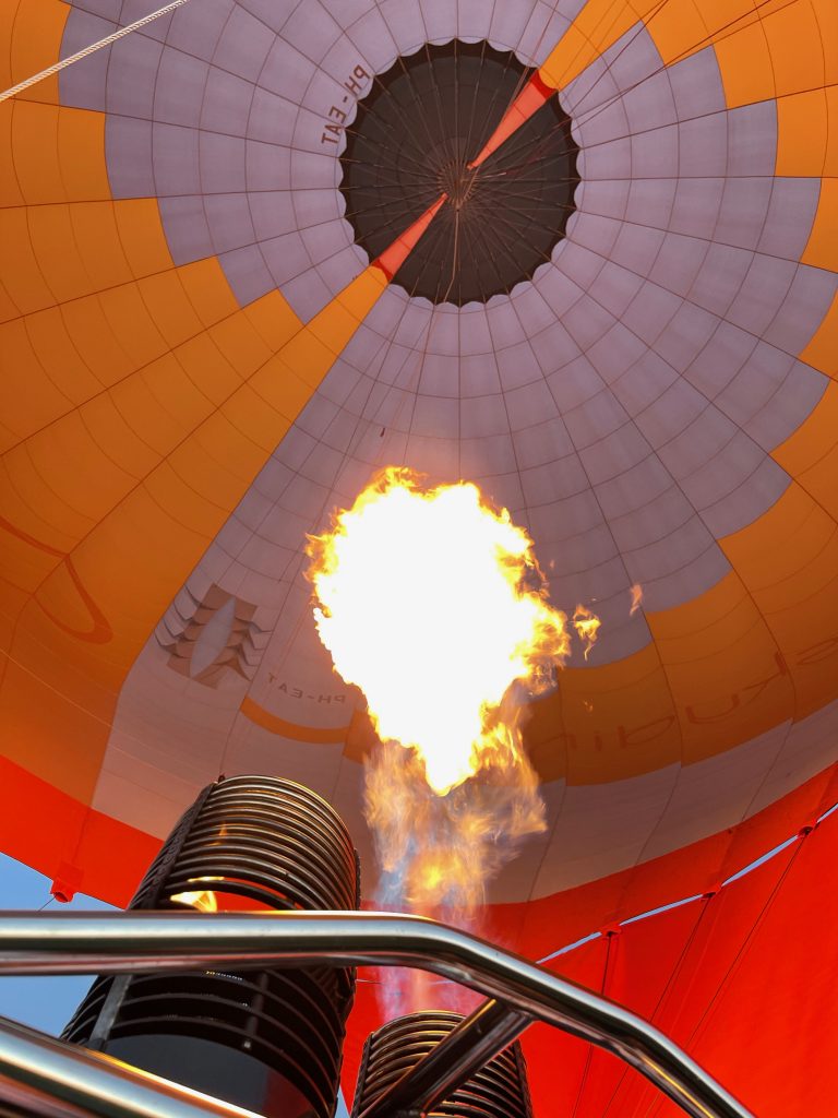 Kochen und Essen in einem Heißluftballon • Besondere Restaurants